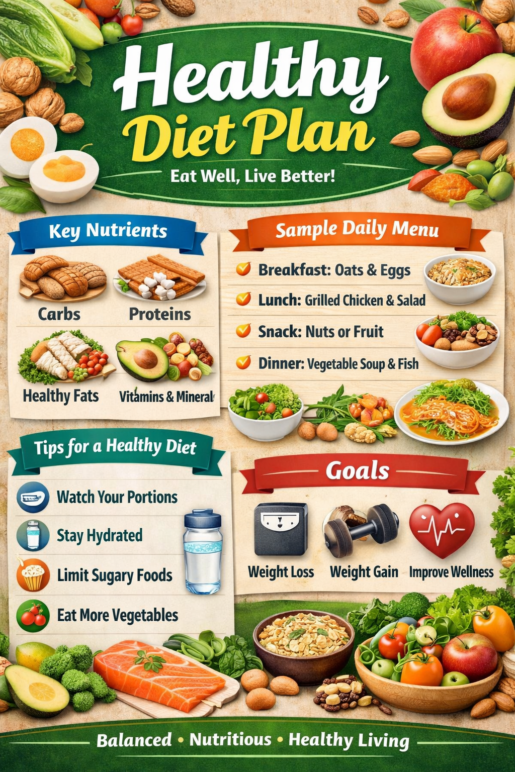 Healthy Diet Plan A Complete Guide To Better Living.